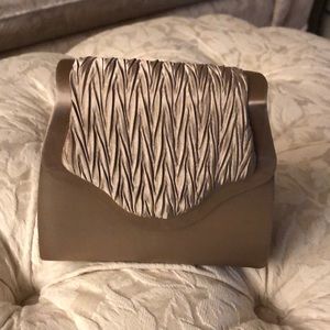 Satin mini clutch